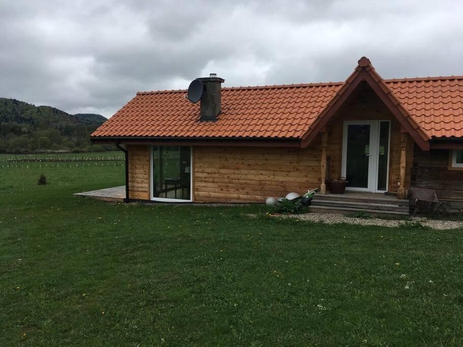 Polanka Beskid Niski Cute Cabin With Spectacular Views Hanczowa Kültér fotó