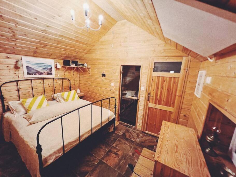 Polanka Beskid Niski Cute Cabin With Spectacular Views Hanczowa Kültér fotó